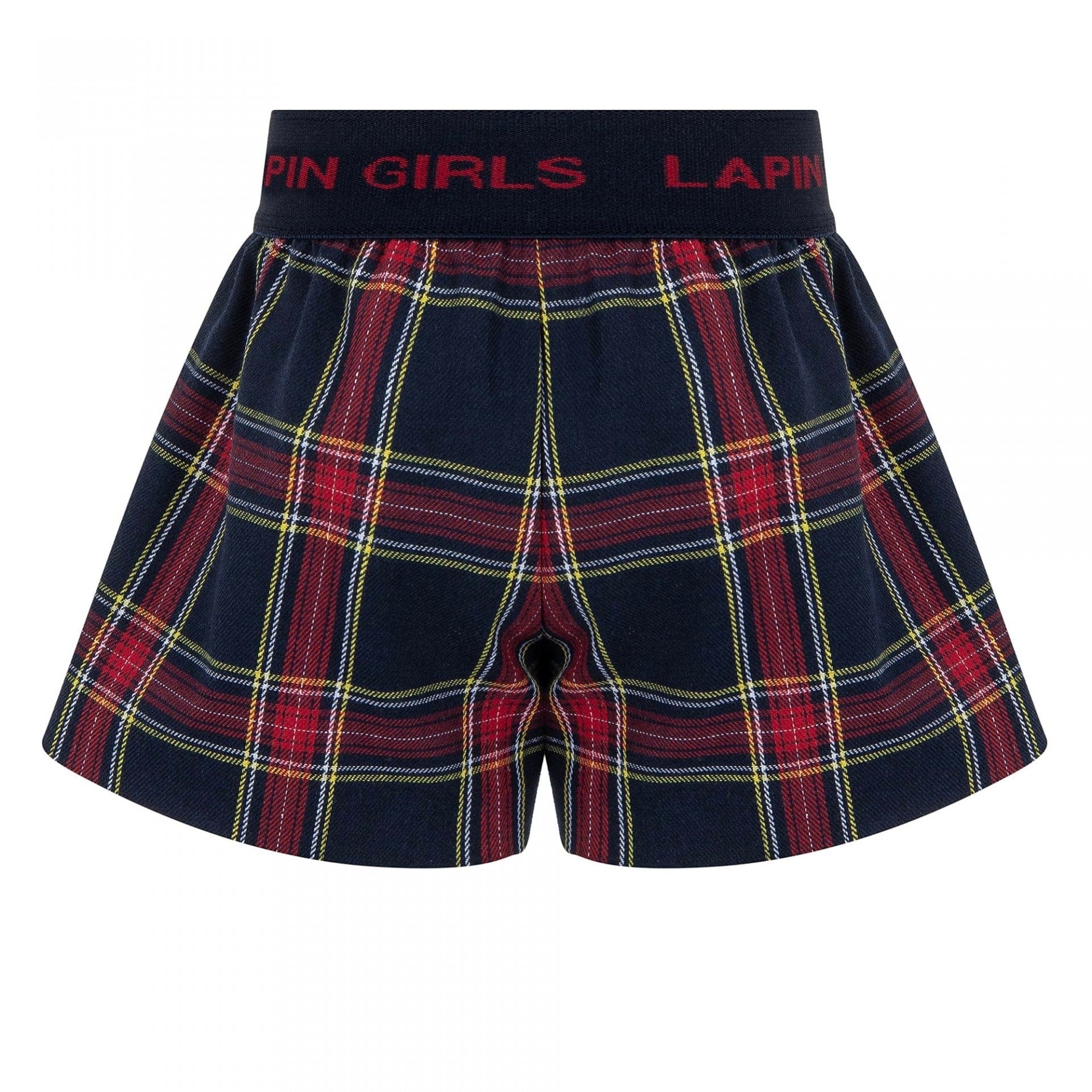 LAPIN HOUSE - Rabbit Tartan Short Set - Red