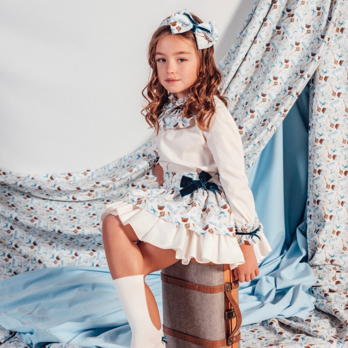 BABINE - Cinderella  Skirt Set - Cream