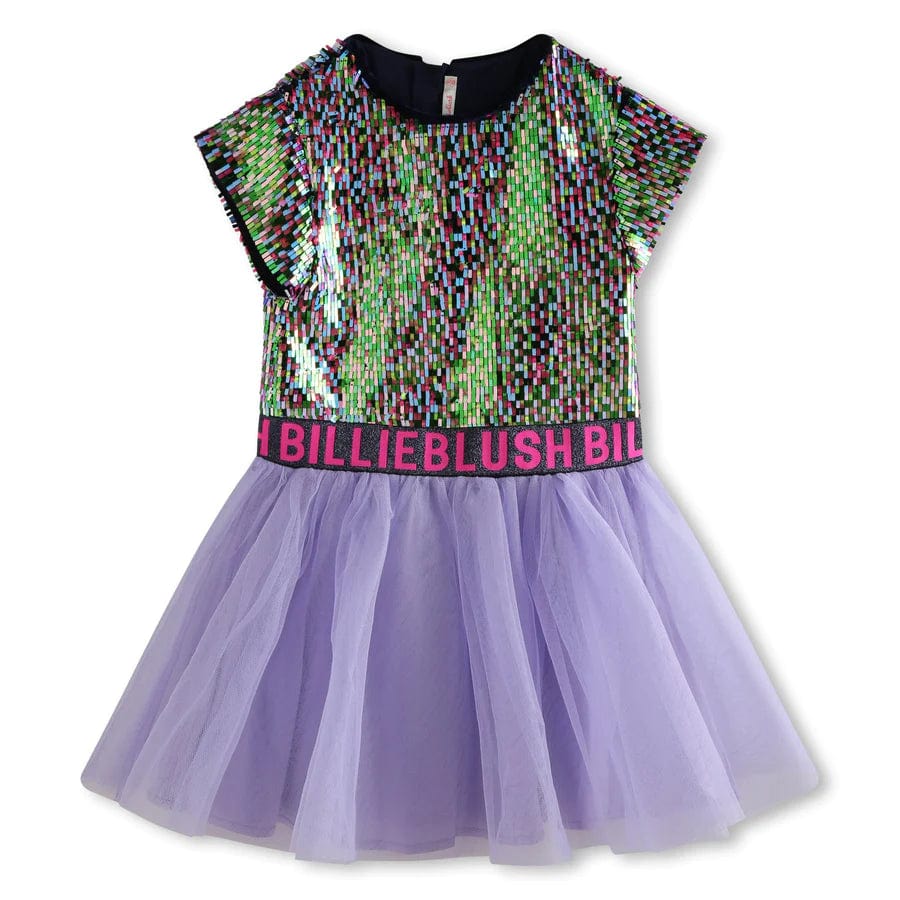 BILLIEBLUSH - Sequin Dress - Lilac