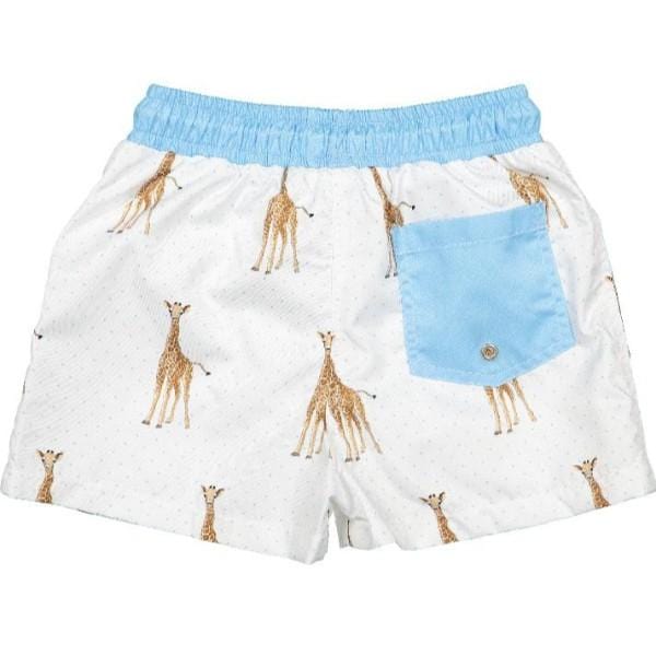 SAL & PIMENTA BOYS GIRAFFE SWIM SHORTS