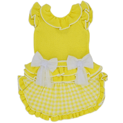 RAHIGO - Four Piece Skirt Set - Yellow