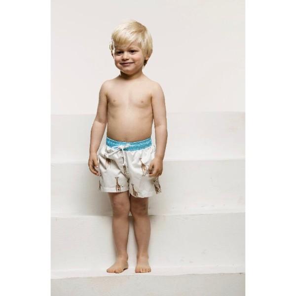 SAL & PIMENTA BOYS GIRAFFE SWIM SHORTS