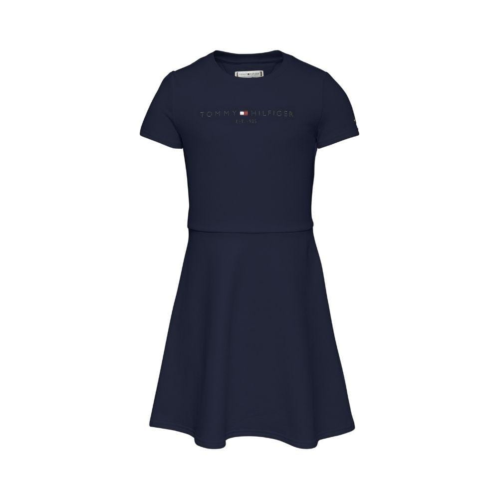 TOMMY HILFIGER - Essential  Skater Dress - Navy