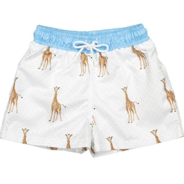SAL & PIMENTA BOYS GIRAFFE SWIM SHORTS