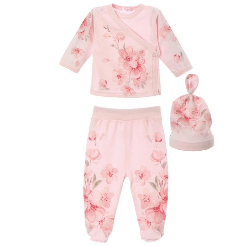 Sofia floral - Three Piece Set - Pink