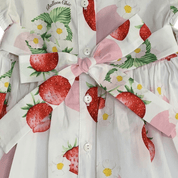 BALLOON CHIC - Strawberry Print Dress