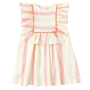 JOSE VARON - Neon Stripe Dress