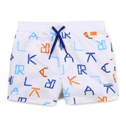 Karl Lagerfeld - All Over Logo Print Swimshorts