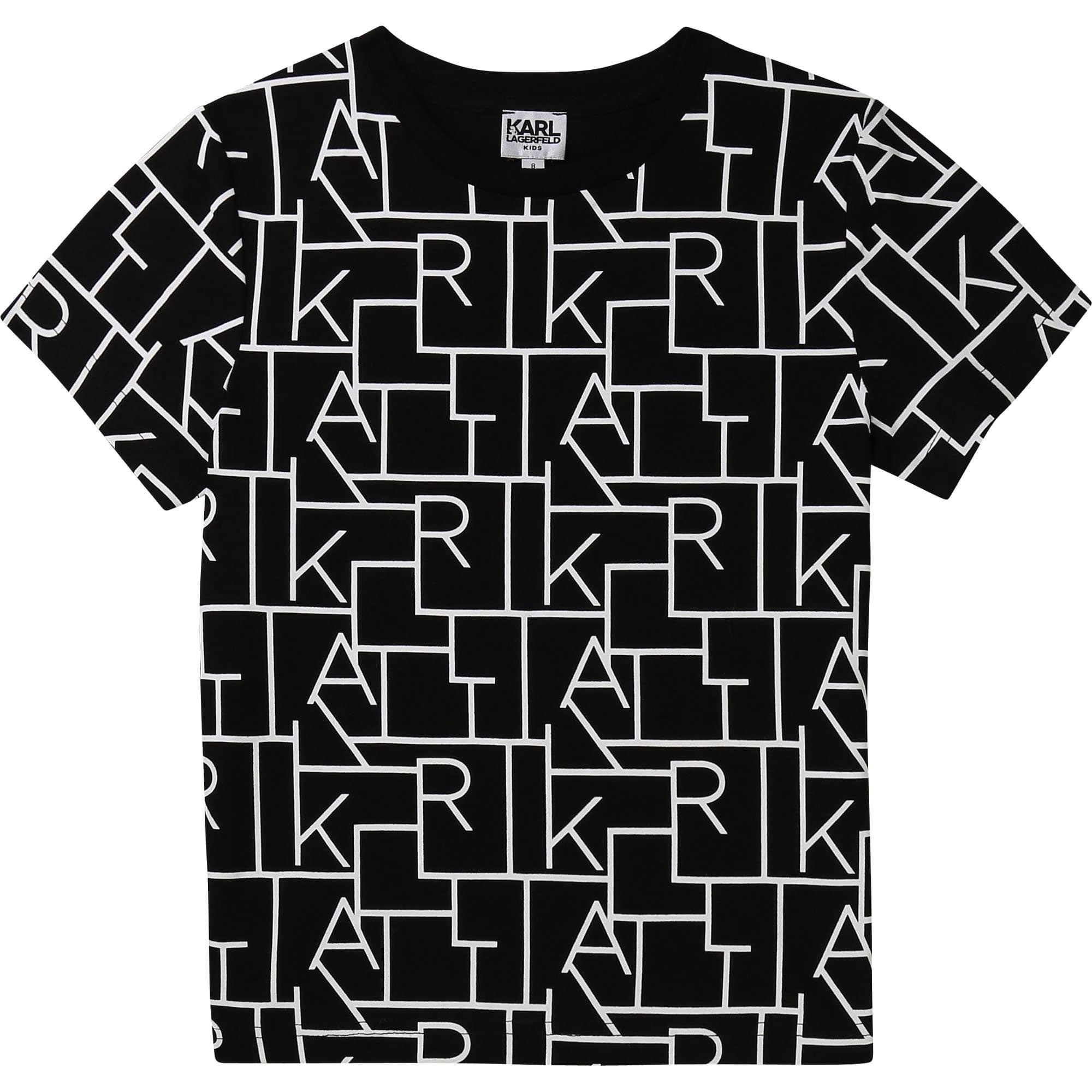 Karl Lagerfeld - Digikarl Logo Print T Shirt - Black