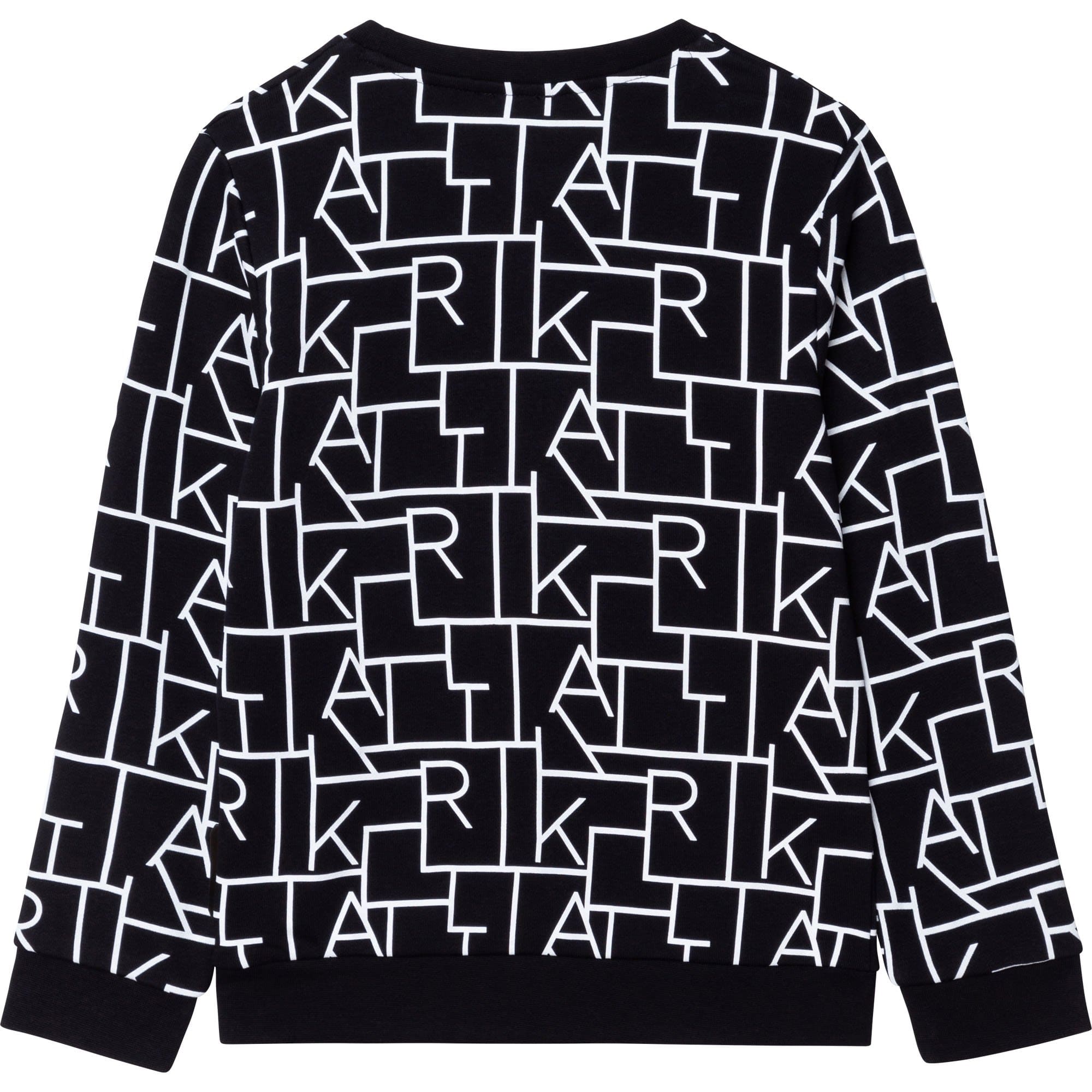 Karl Lagerfeld - DIGIKARL Logo Print Sweater - Black