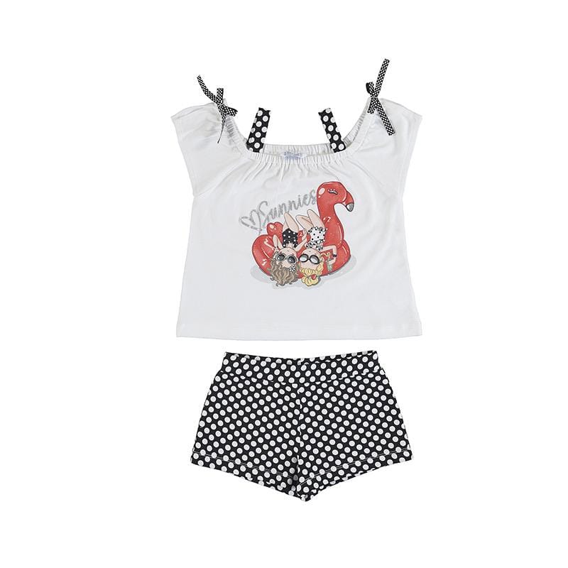 MAYORAL - Flamingo Short Set - Black