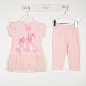 CARAMELO KIDS - Carousel Legging Set - Pink