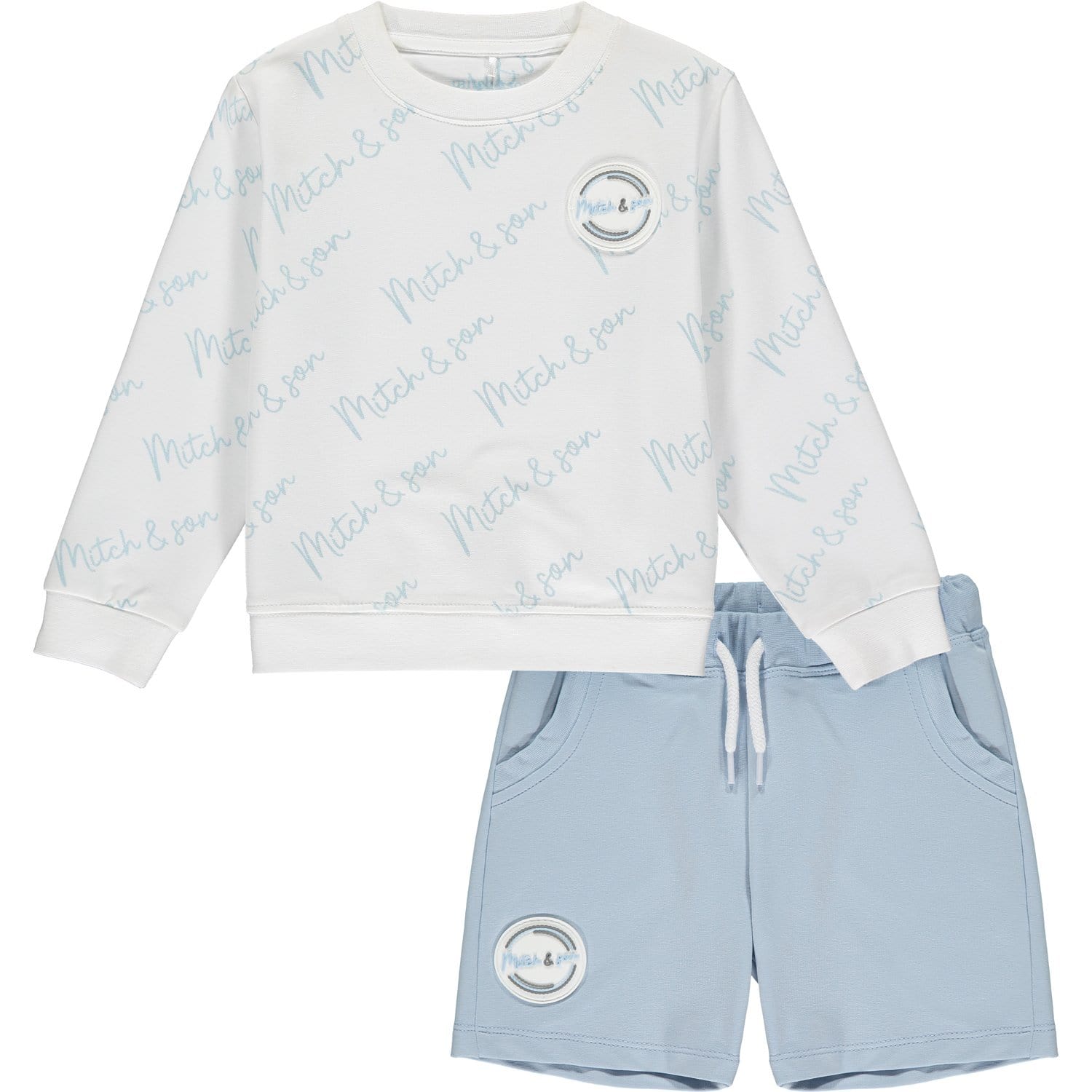 MITCH & SON - Austin Signature Sweat Set - White