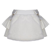 LAPIN HOUSE - Faux Fur Skirt Set - Cream