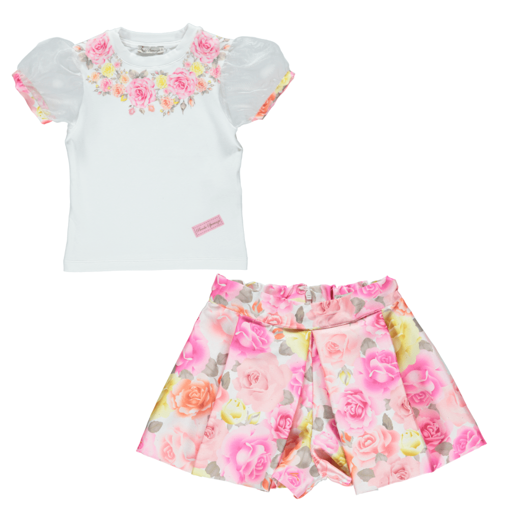 PICCOLA SPERANZA - Floral Skort Set - Multi