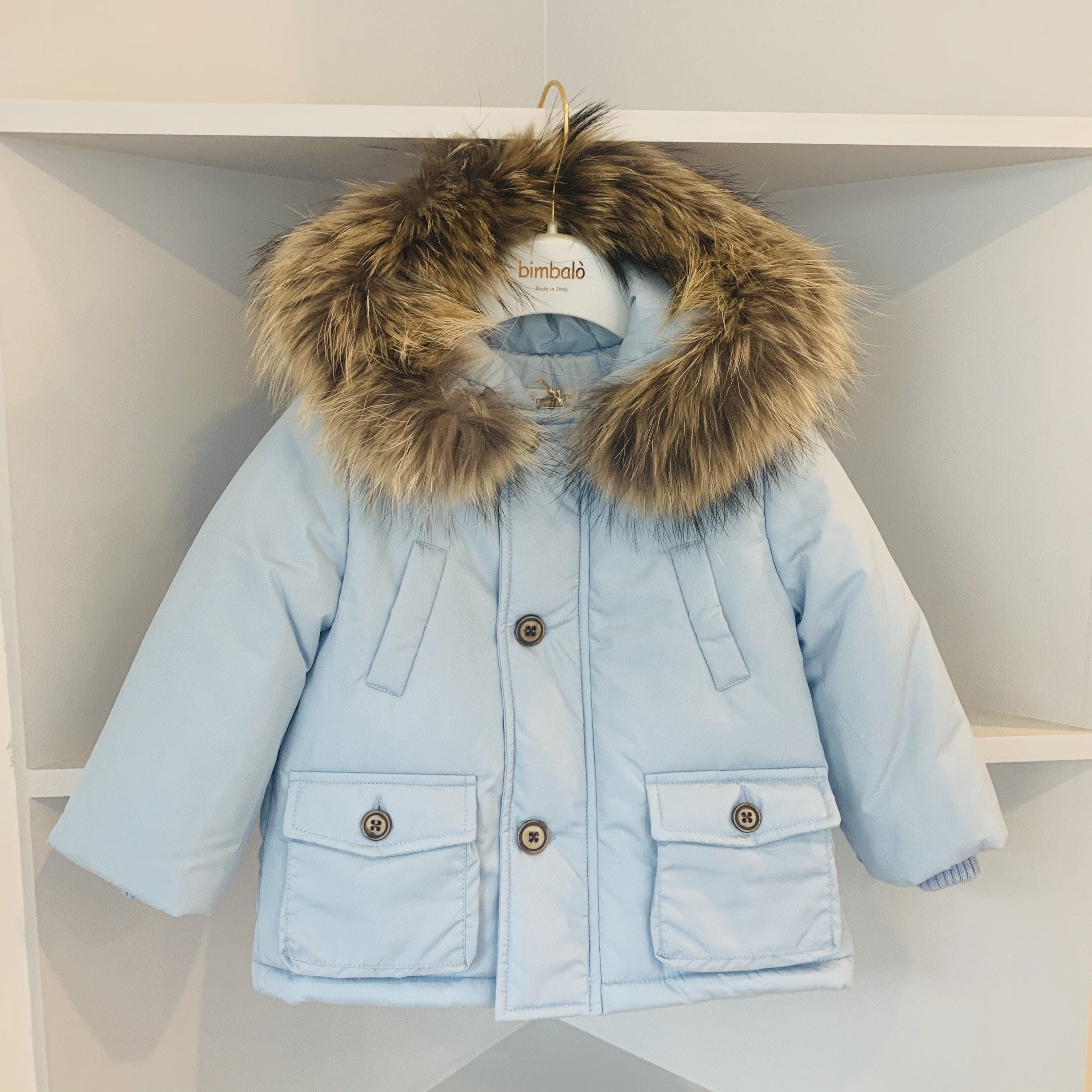 BIMBALO BABY BLUE BOYS COAT