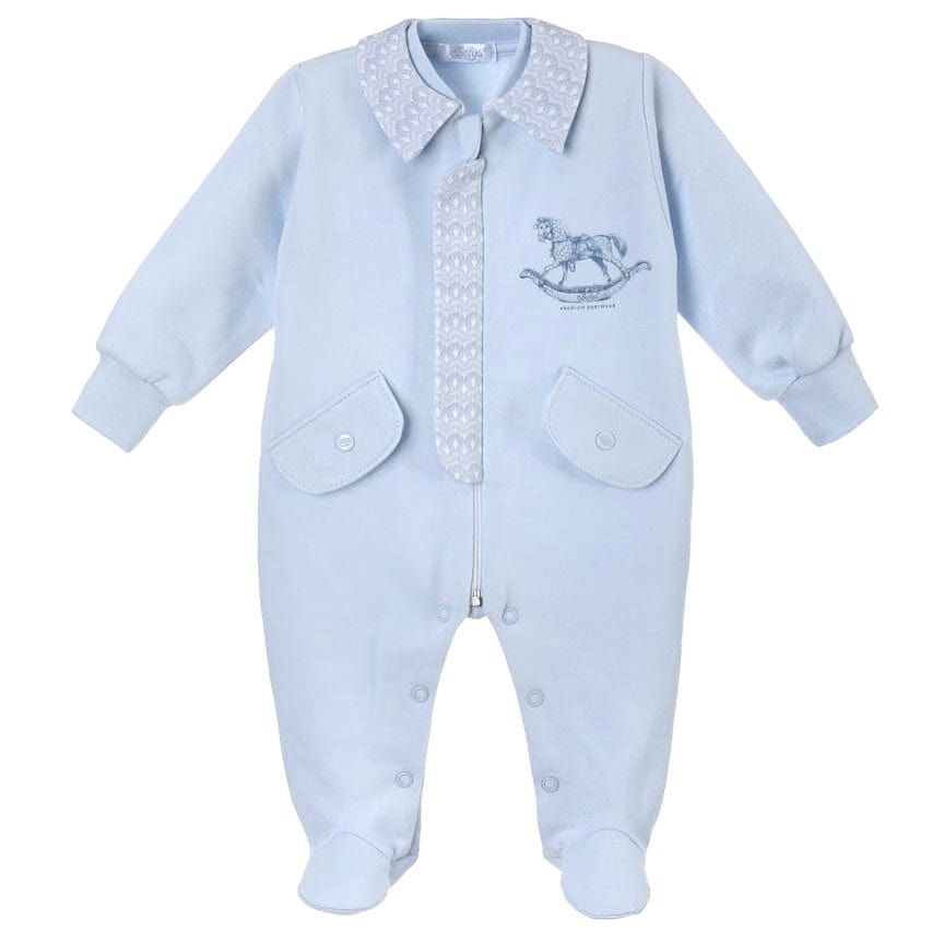 SOFIJA - Pajac Nico Niebieski Babygrow - Blue