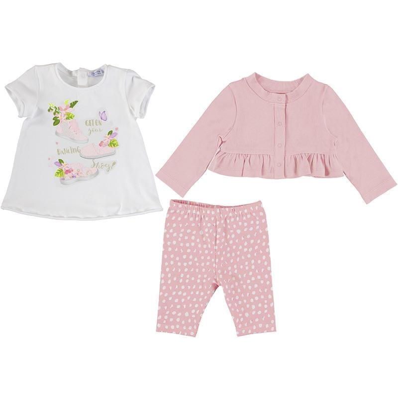 Mayoral - Dancing Shoe Three Piece Set - Pink