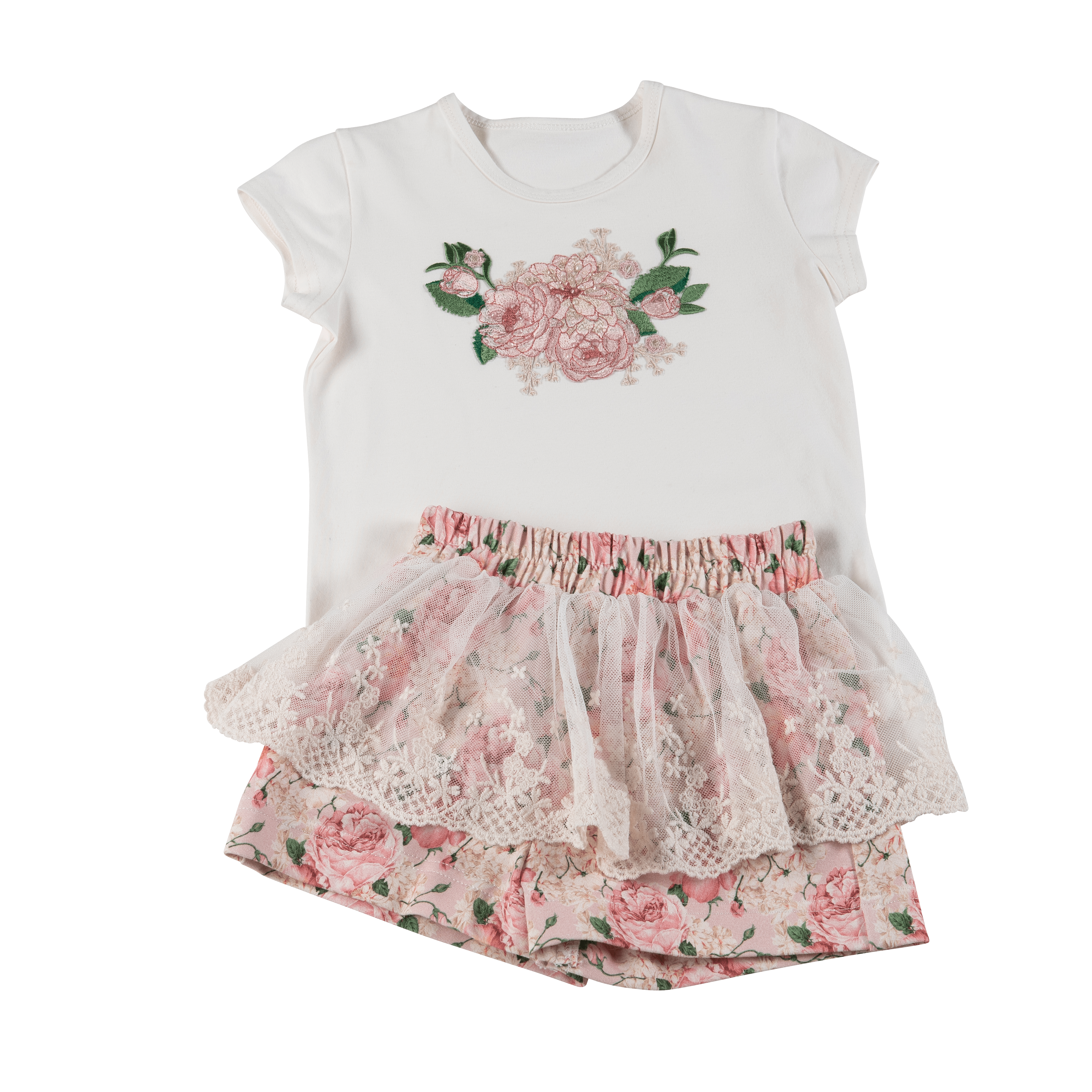 Daga - Magical Boho Lace Short Set - Pink