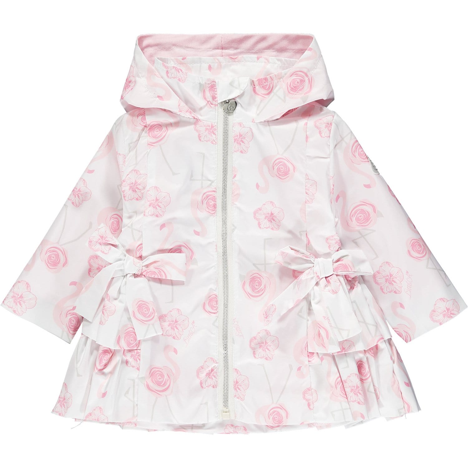 Little A -  Flamingo Print Jacket