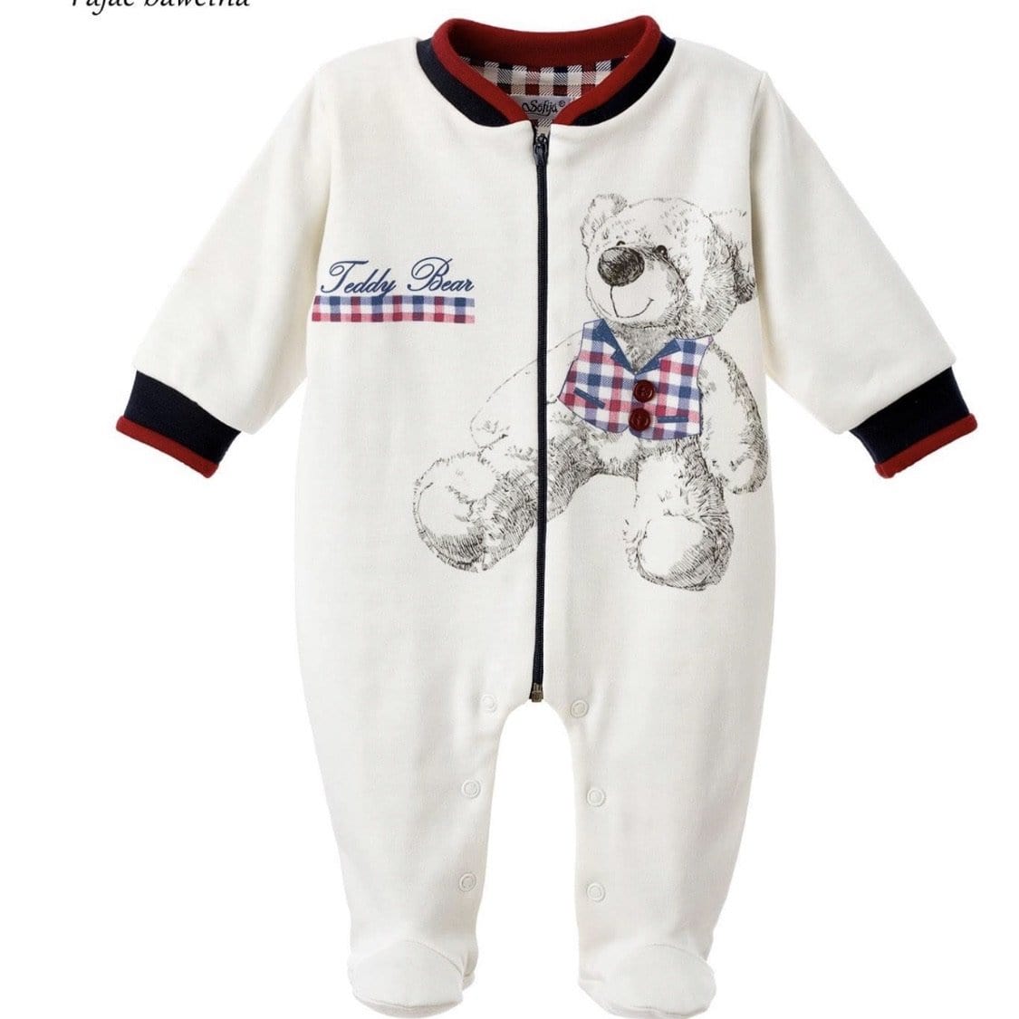 SOFIJA - Teddy Zip Babygrow