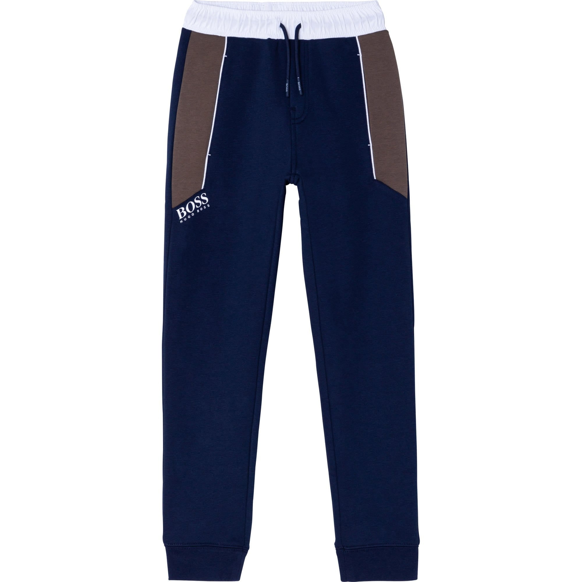 HUGO BOSS - Boys Two Piece Tracksuit Set - Navy