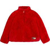 Karl Lagerfeld - Faux Fur Jacket - Red