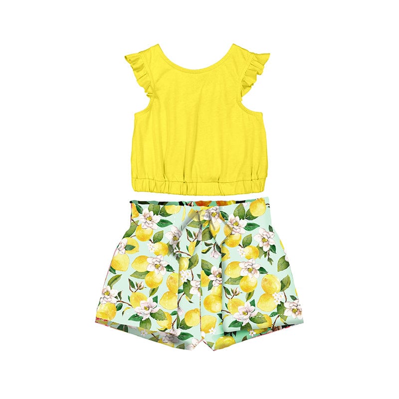 MAYORAL - Lemon Print Short Set - Lemon