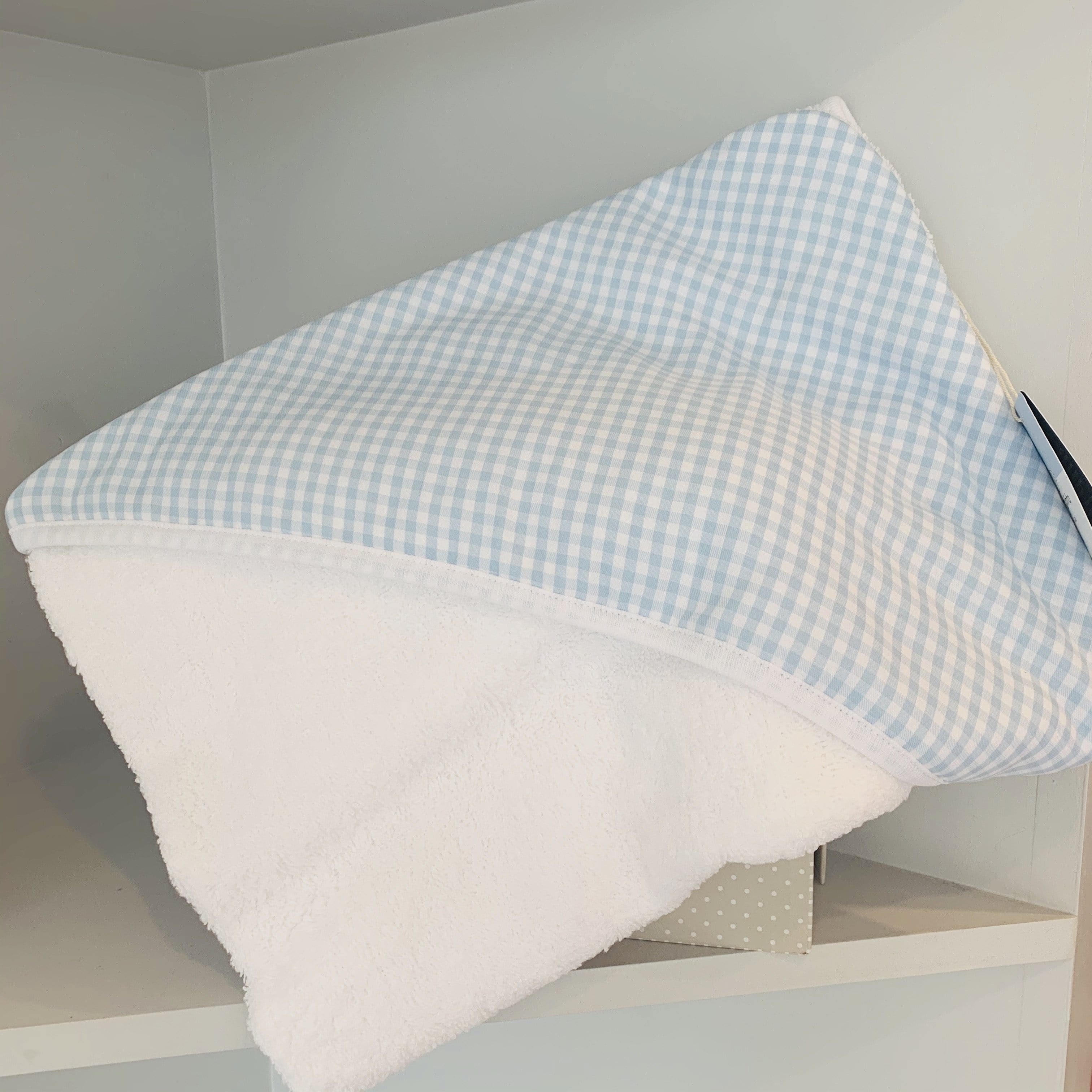 LARANJINHA BLUE GINGHAM TOWEL