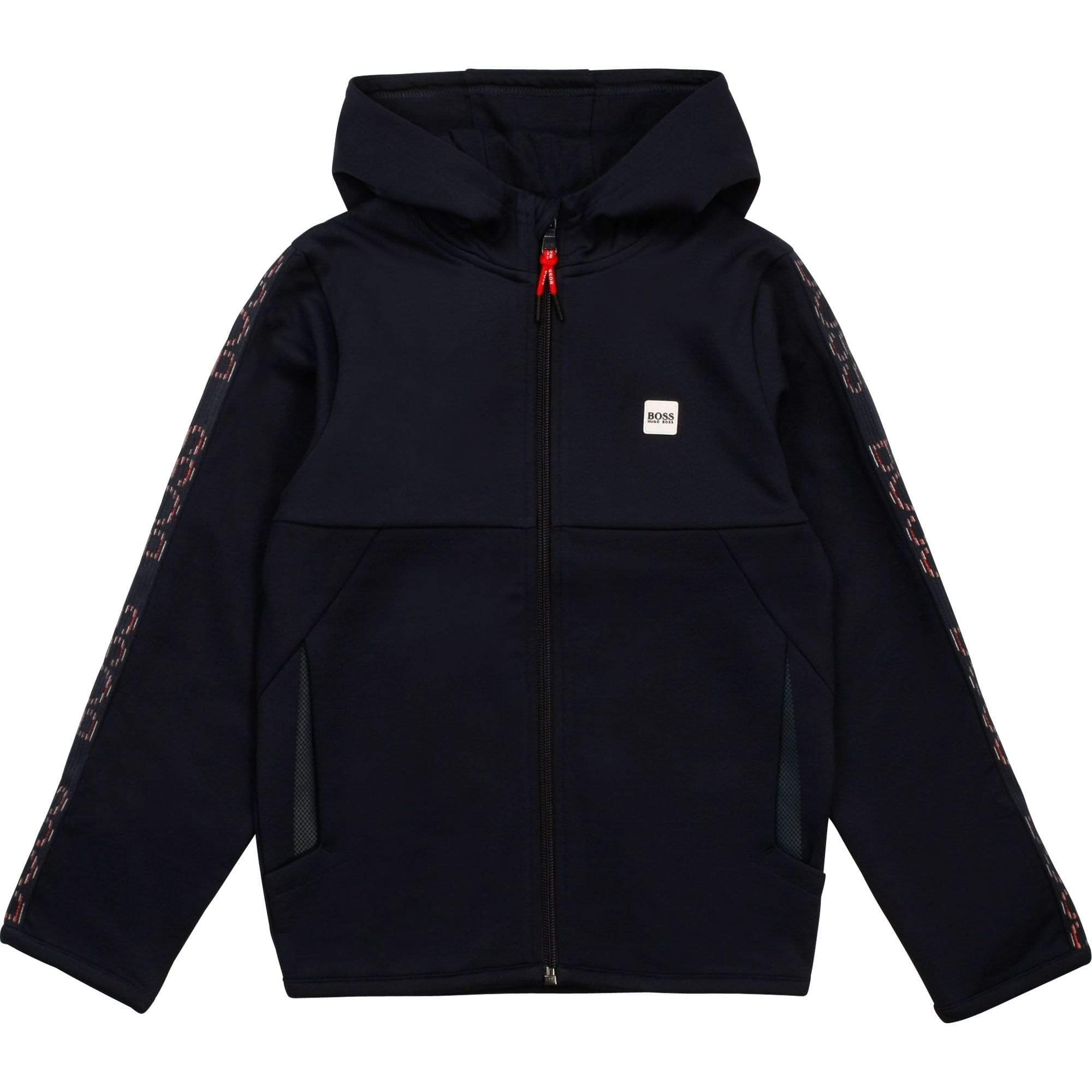 HUGO BOSS - Zip Hoodie Jacket - Navy