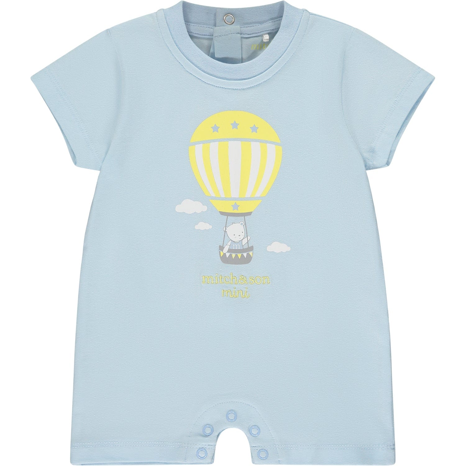 MITCH & SON - Mini Milan Hot Air Balloon Romper - Sky Blue