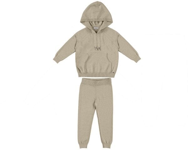 MAYORAL - Knit Tracksuit- Gold