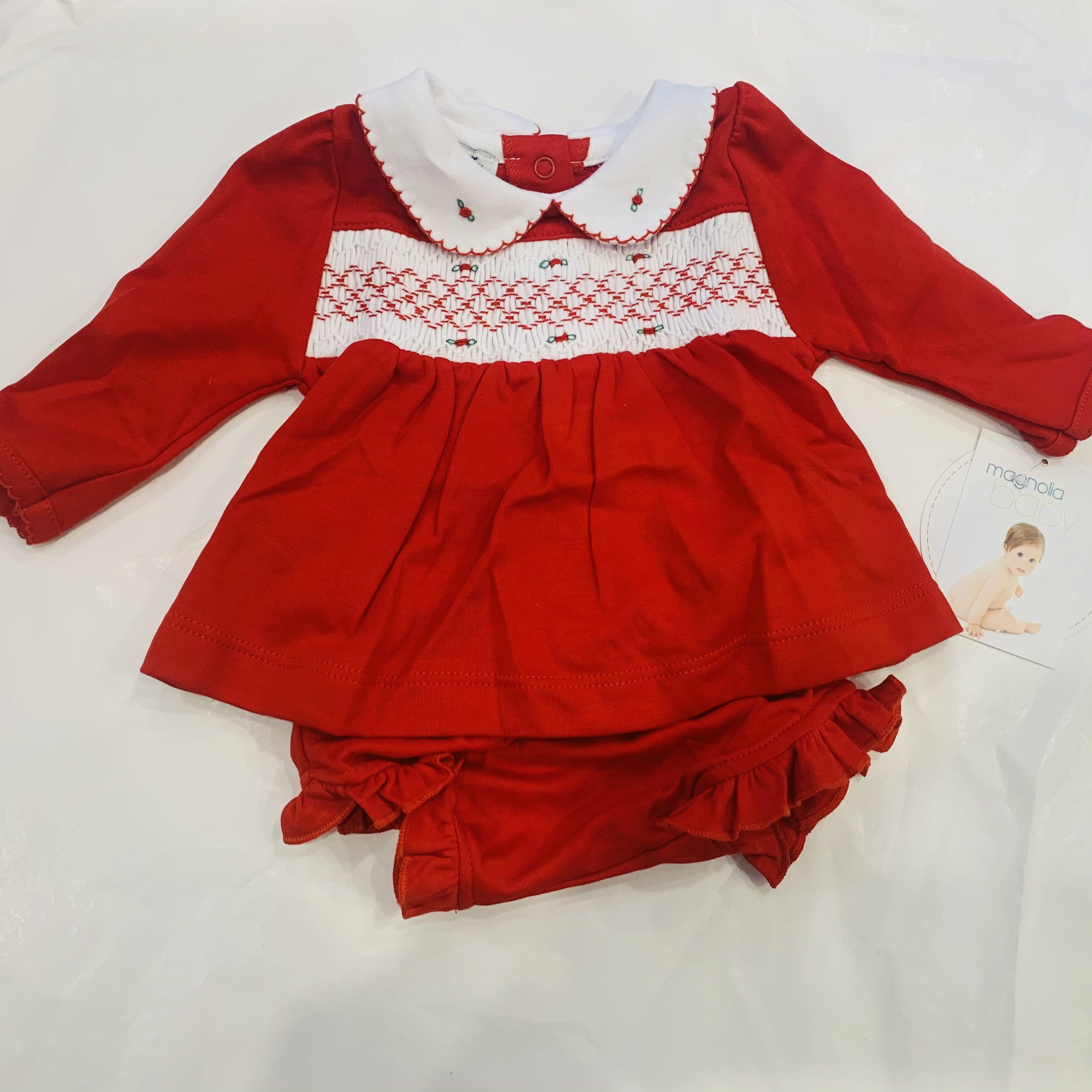 JULIE & JAME’S GIRL’S CLASSICS SMOCKED DRESS