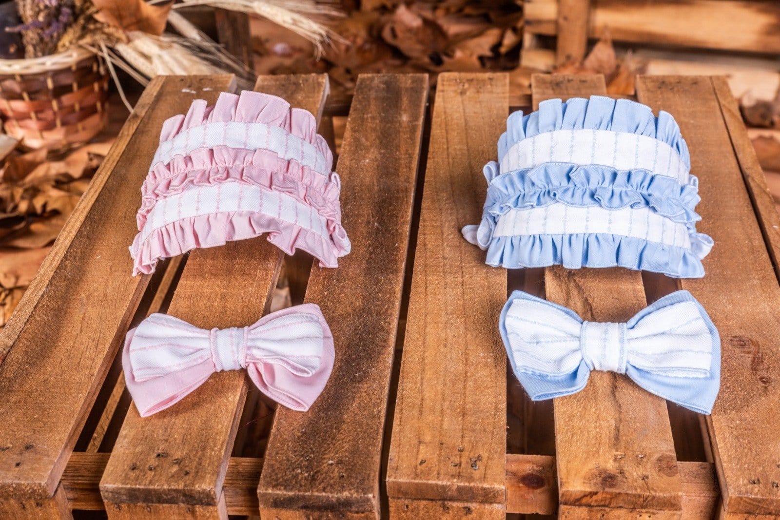 BABINE - Frill Hairband - Blue