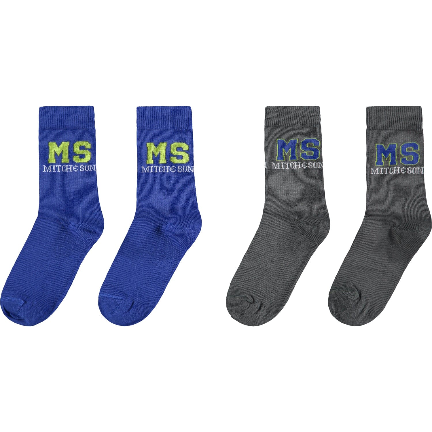 MITCH & SON - Glen Two Pack Socks - Royal Blue