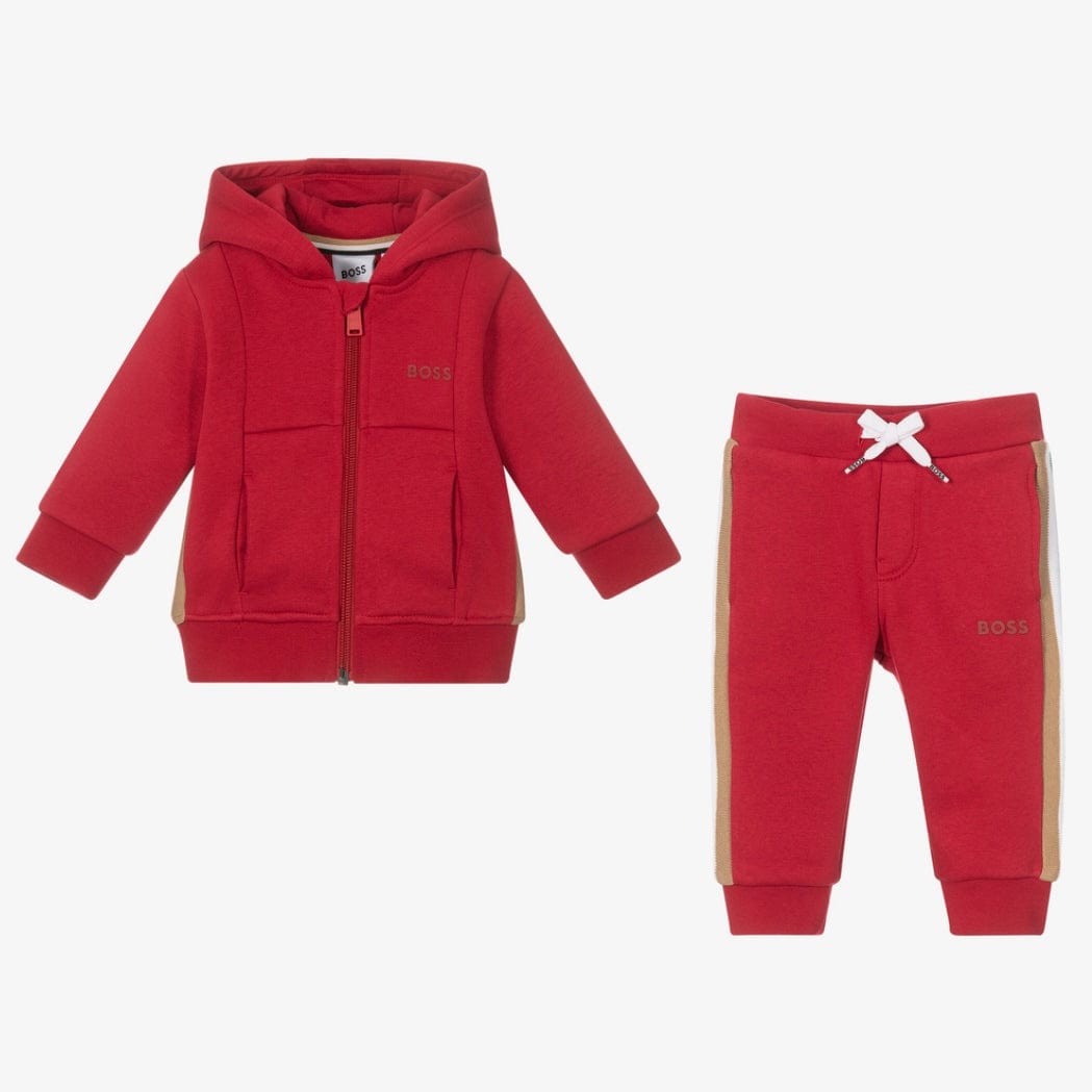 HUGO BOSS - Two Piece Tracksuit -  Red