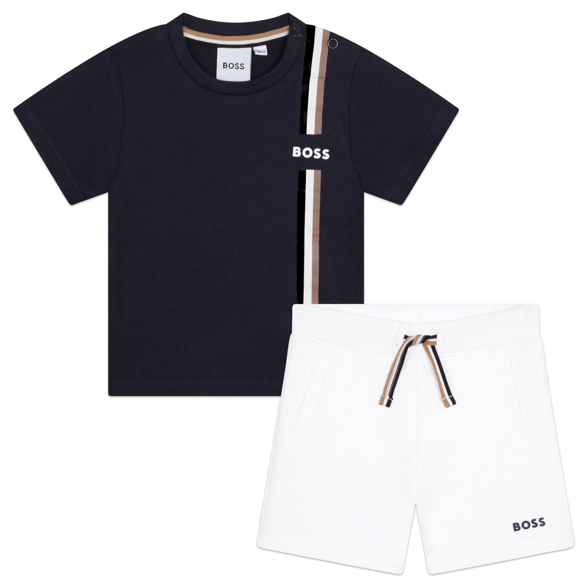 HUGO BOSS - Toddler Short Set - Navy