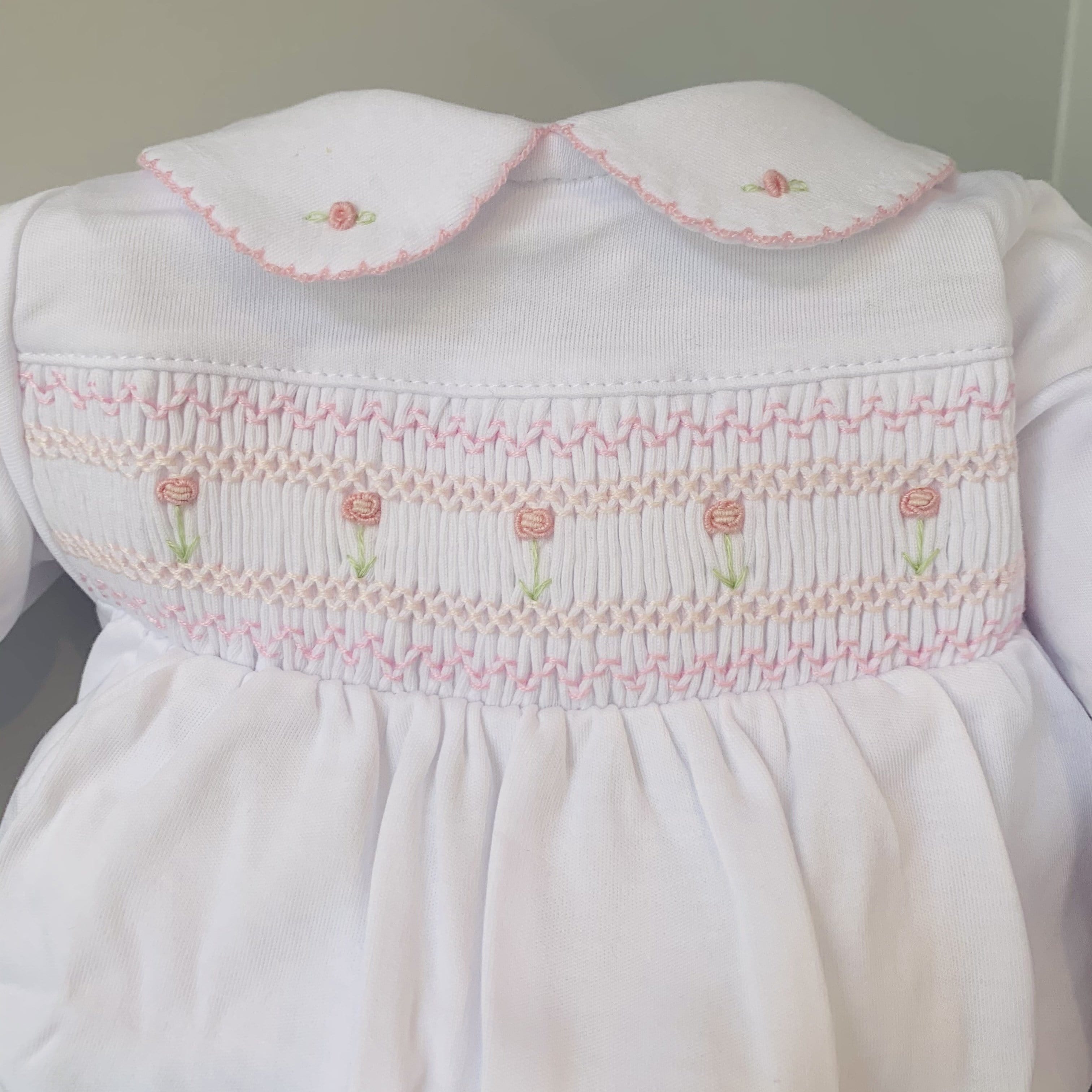 MAGNOLIA BABY - Becky & Ben’s Smocked Set - Pink