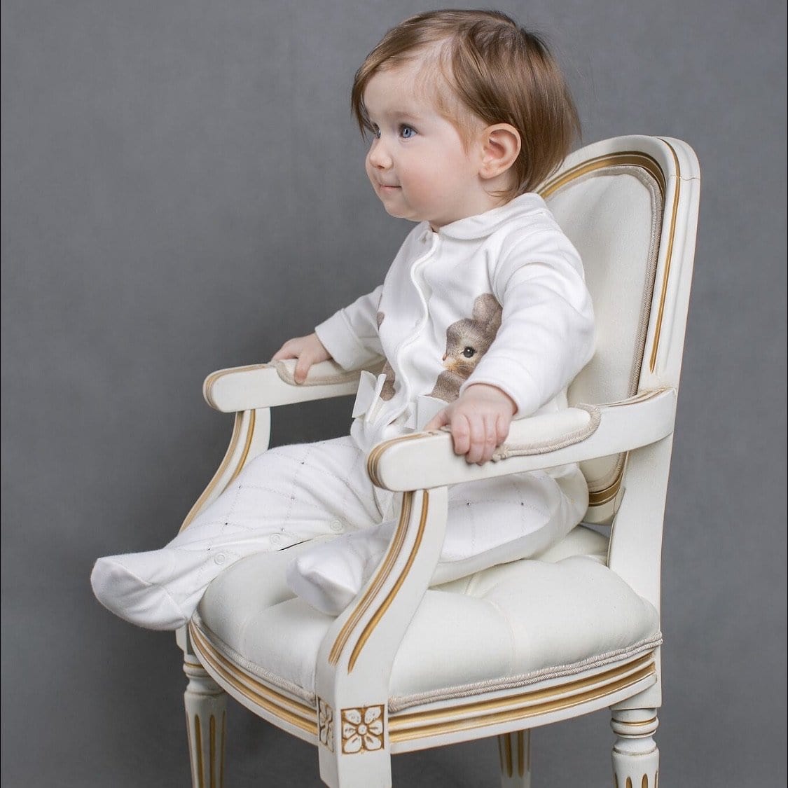 SOFIJA - Bunny Bow Babygrow