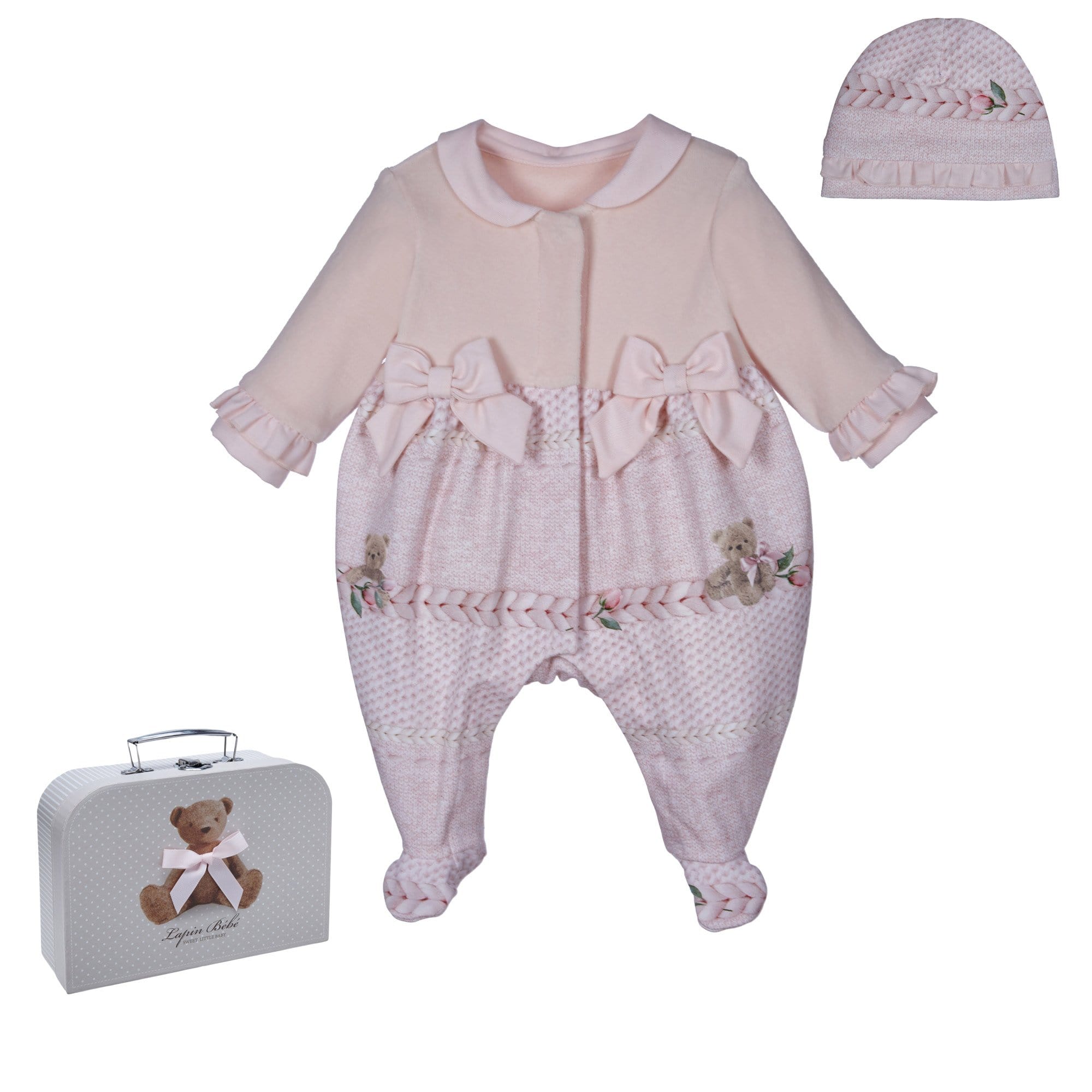 LAPIN HOUSE - Bear Baby Set - Pink