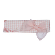 LAPIN HOUSE - Dog Tooth Bow Baby Set - Pink