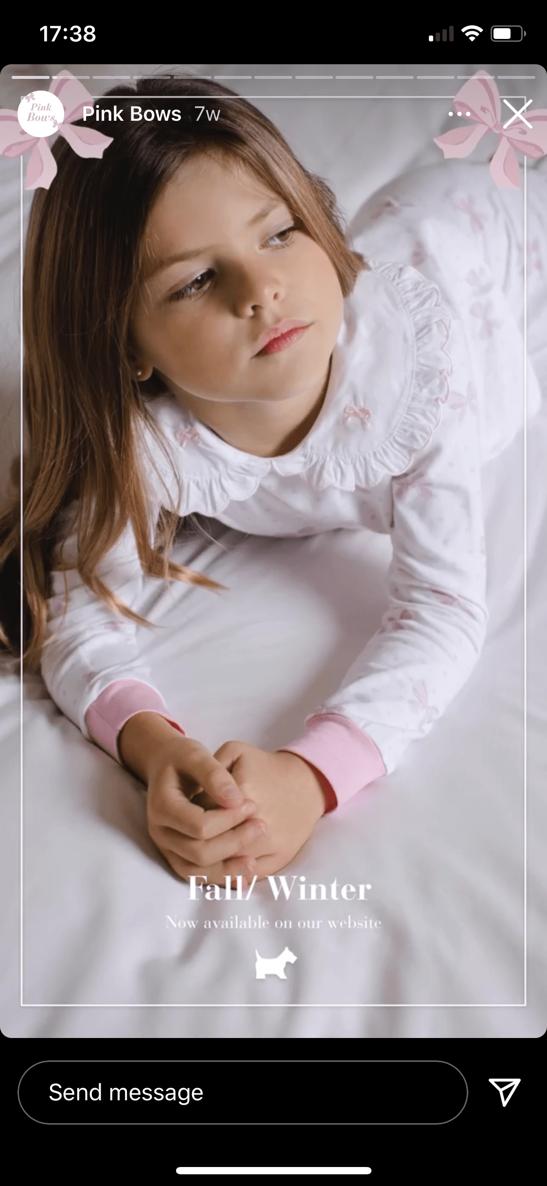 SAL & PIMENTA - Pink Bows Pyjamas - Pink