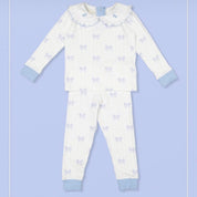 SAL & PIMENTA - Blue Bows Pyjamas - Blue
