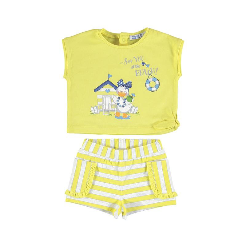 MAYORAL - Duck Short Set - Yellow