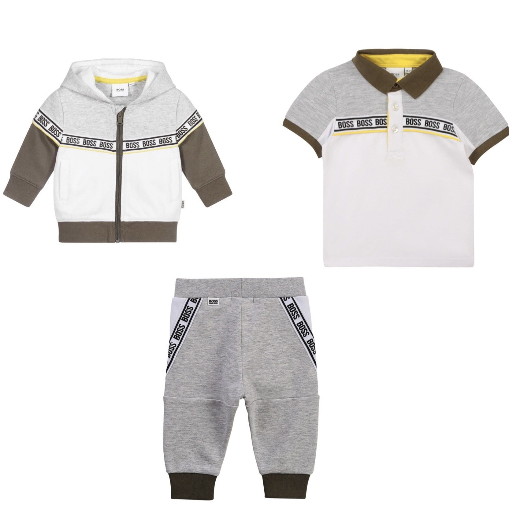 HUGO BOSS - Three Piece Tracksuit - Grey