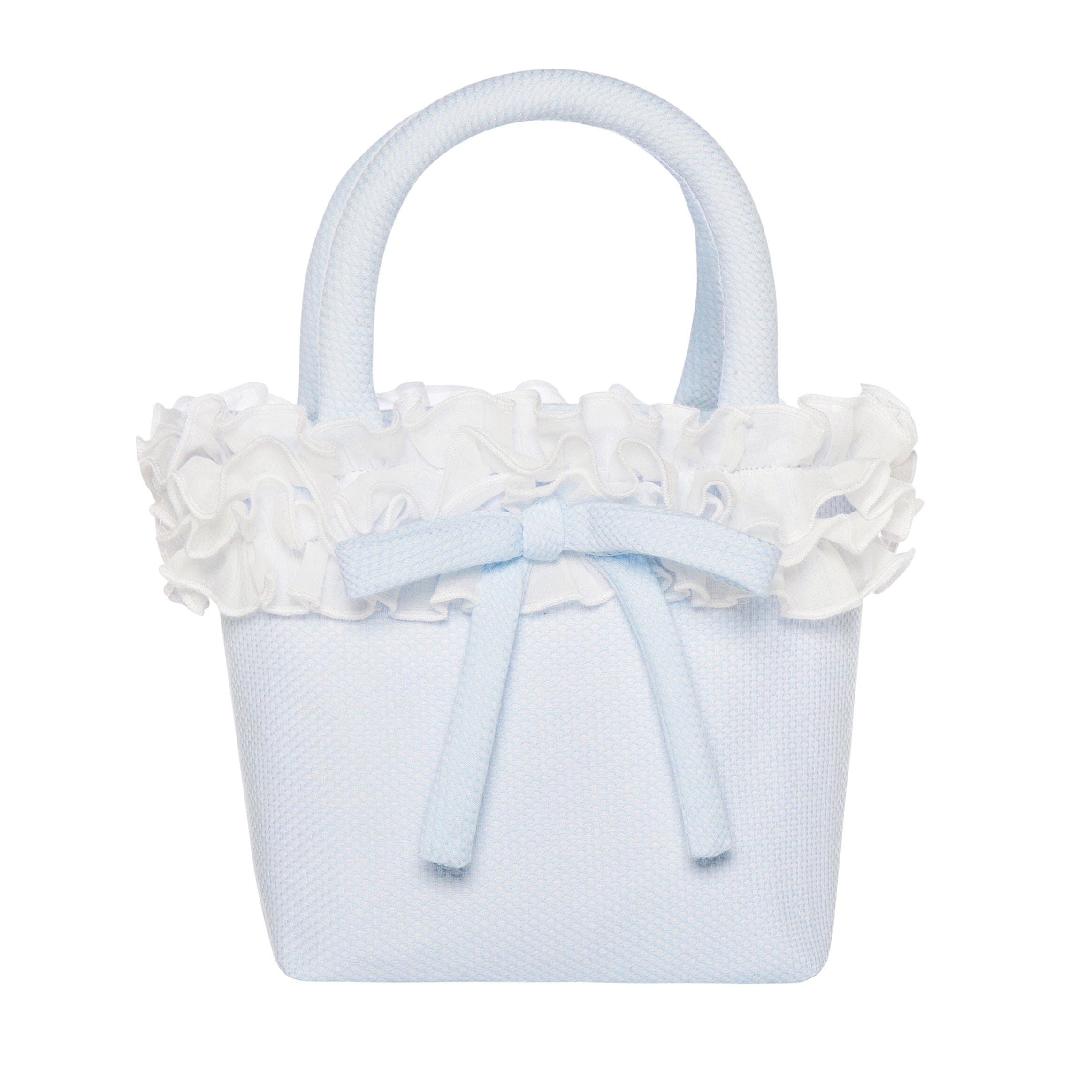 BALLOON CHIC - Ruffle Handbag - Blue