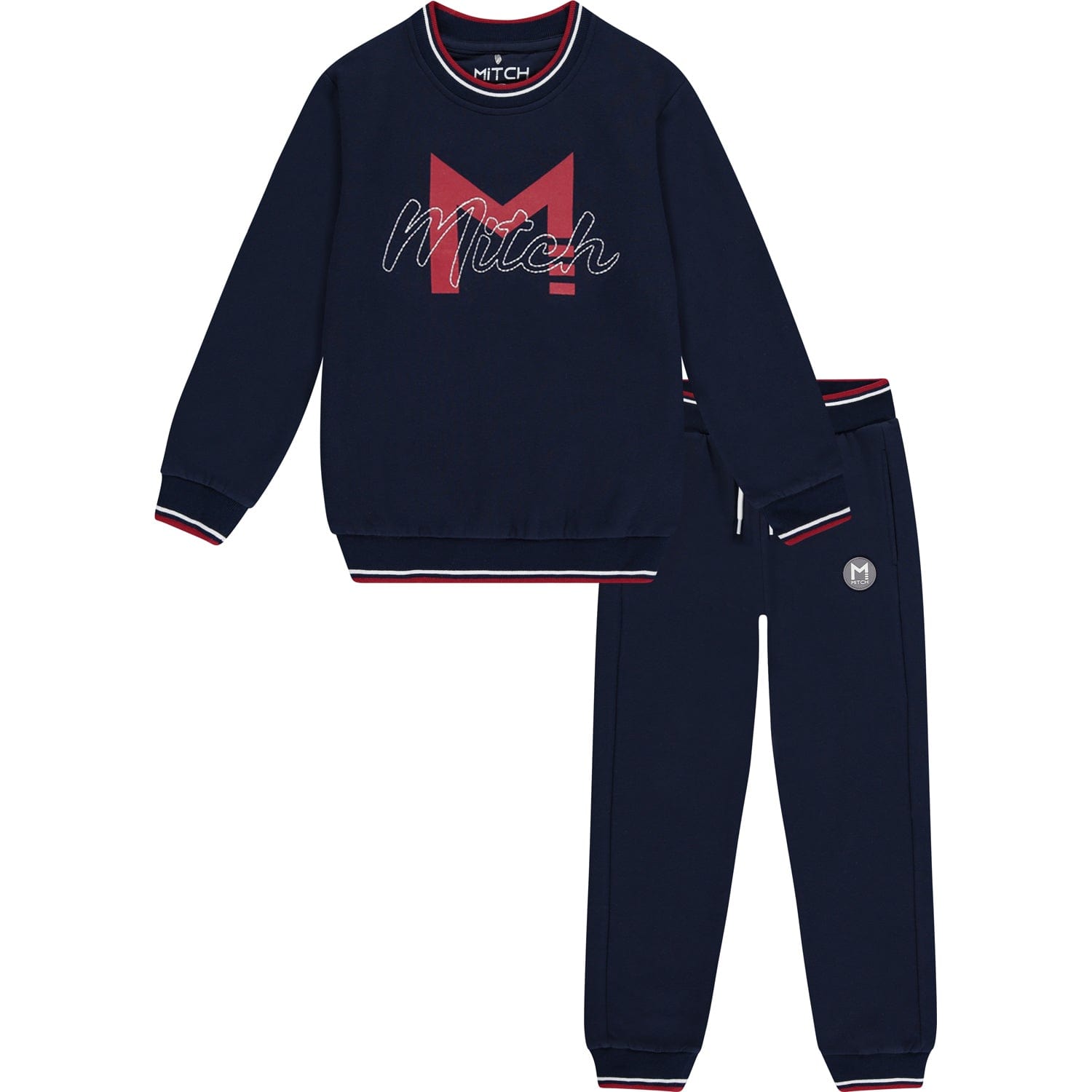 MITCH - Genoa Signature Logo Tracksuit - Blue Navy