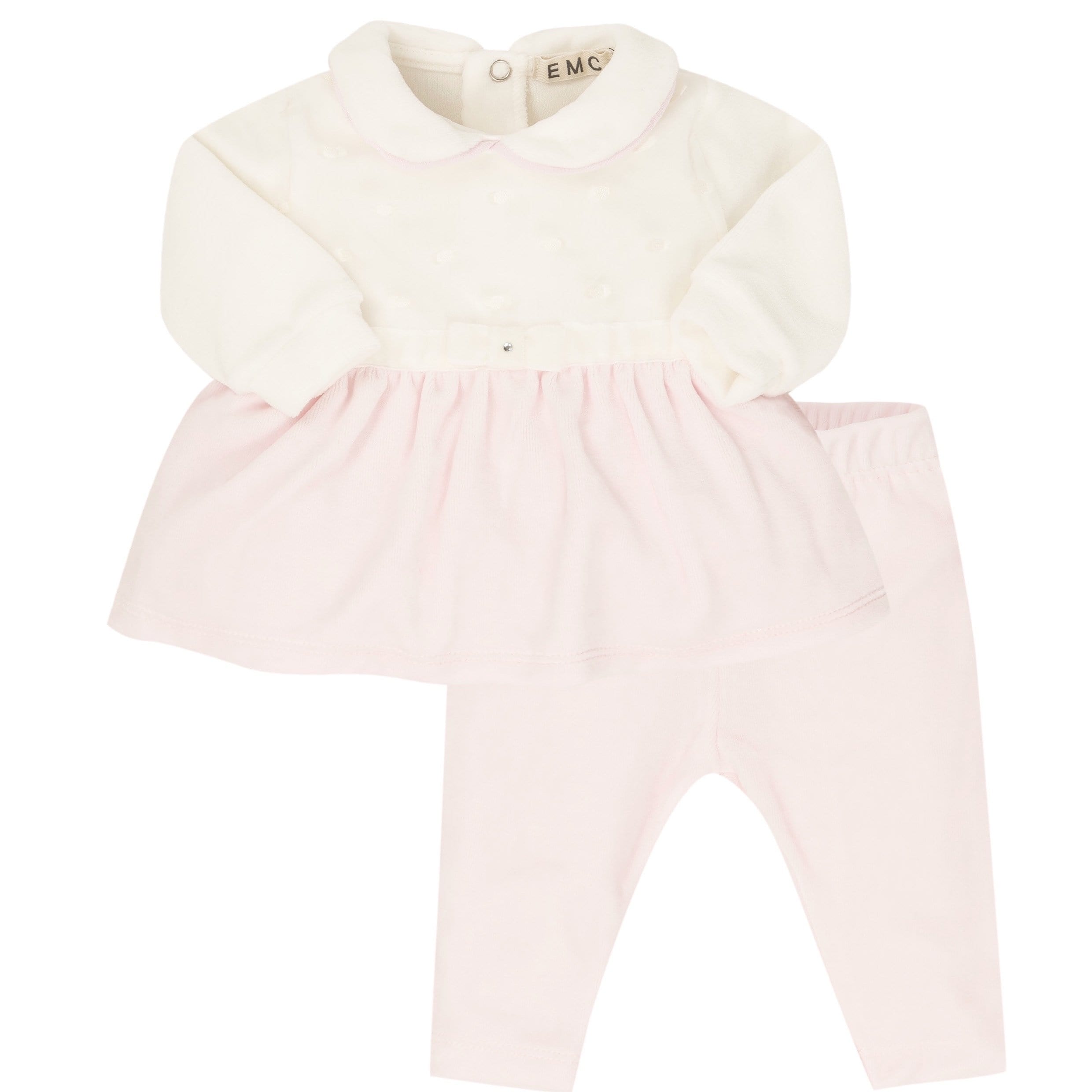 PRE ORDER EVERYTHING MUST CHANGE  BOW  VELOUR TOP AND LEGGING SET