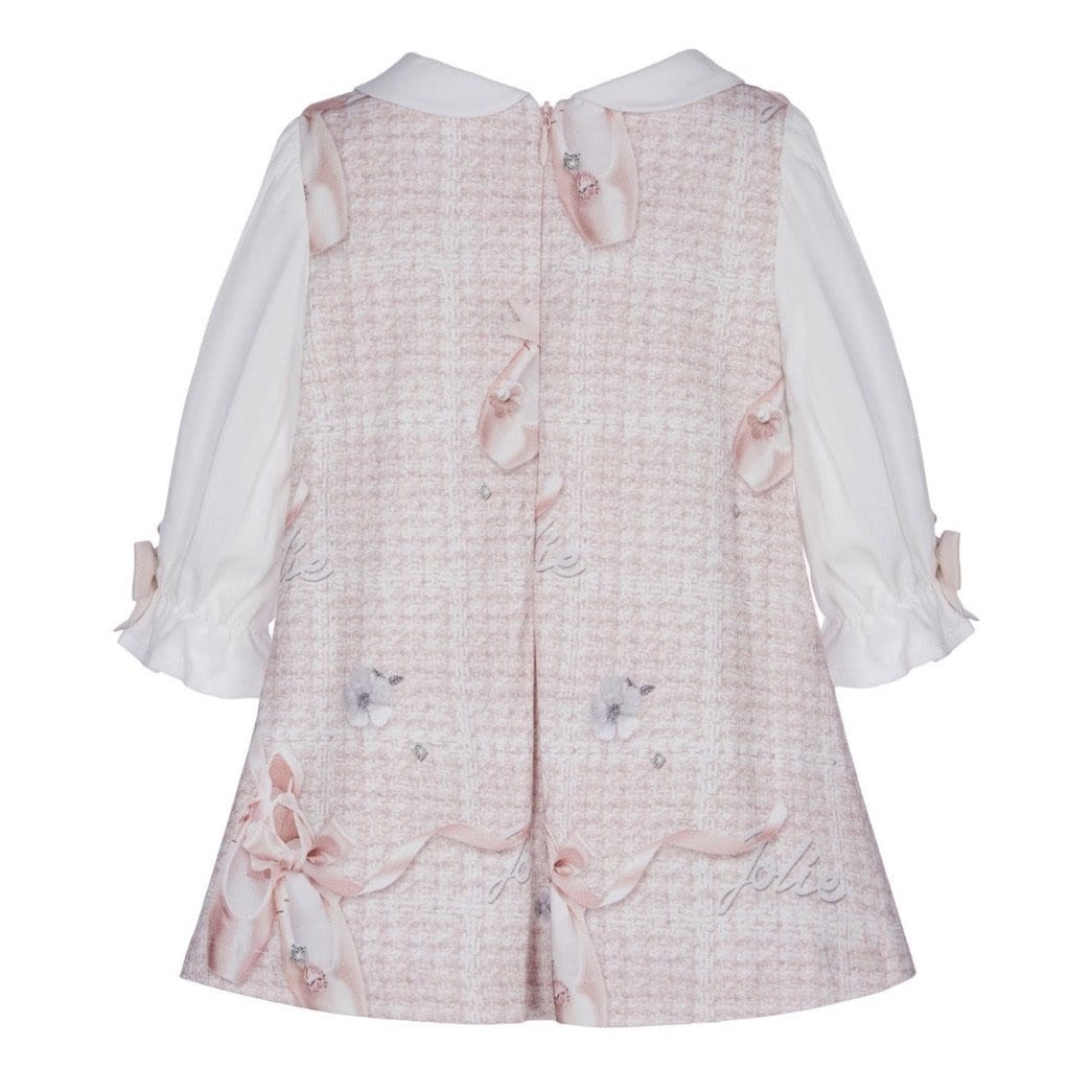 LAPIN HOUSE BALLET PINAFORE DRESS