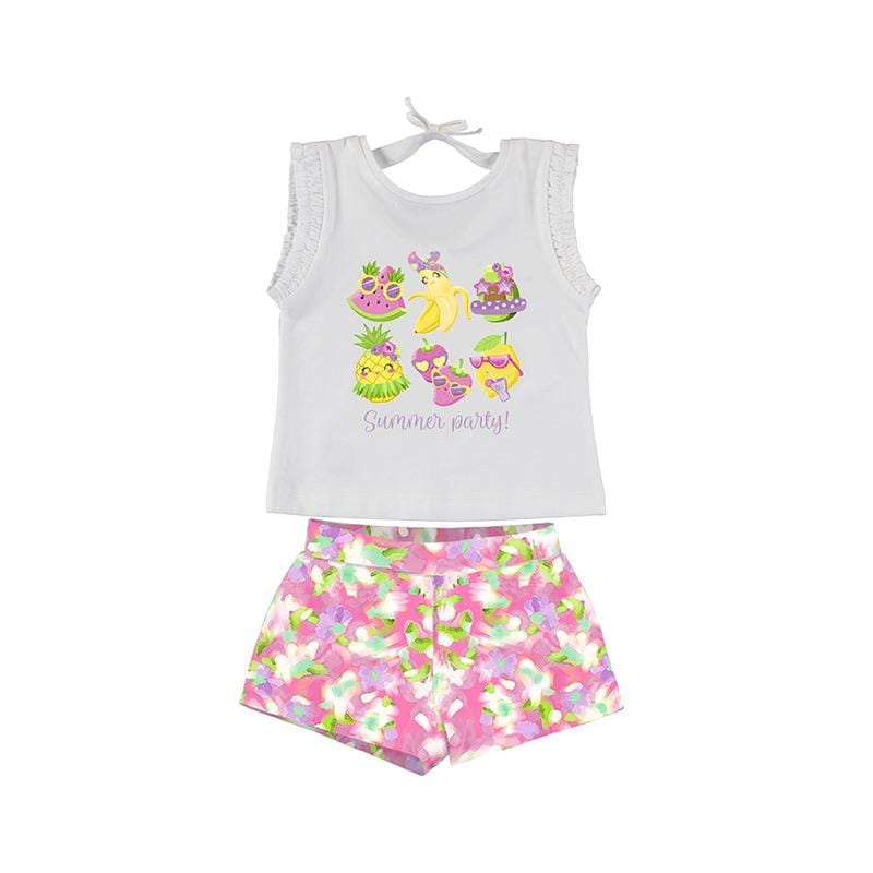 MAYORAL - Summer Party Short Set - Pink